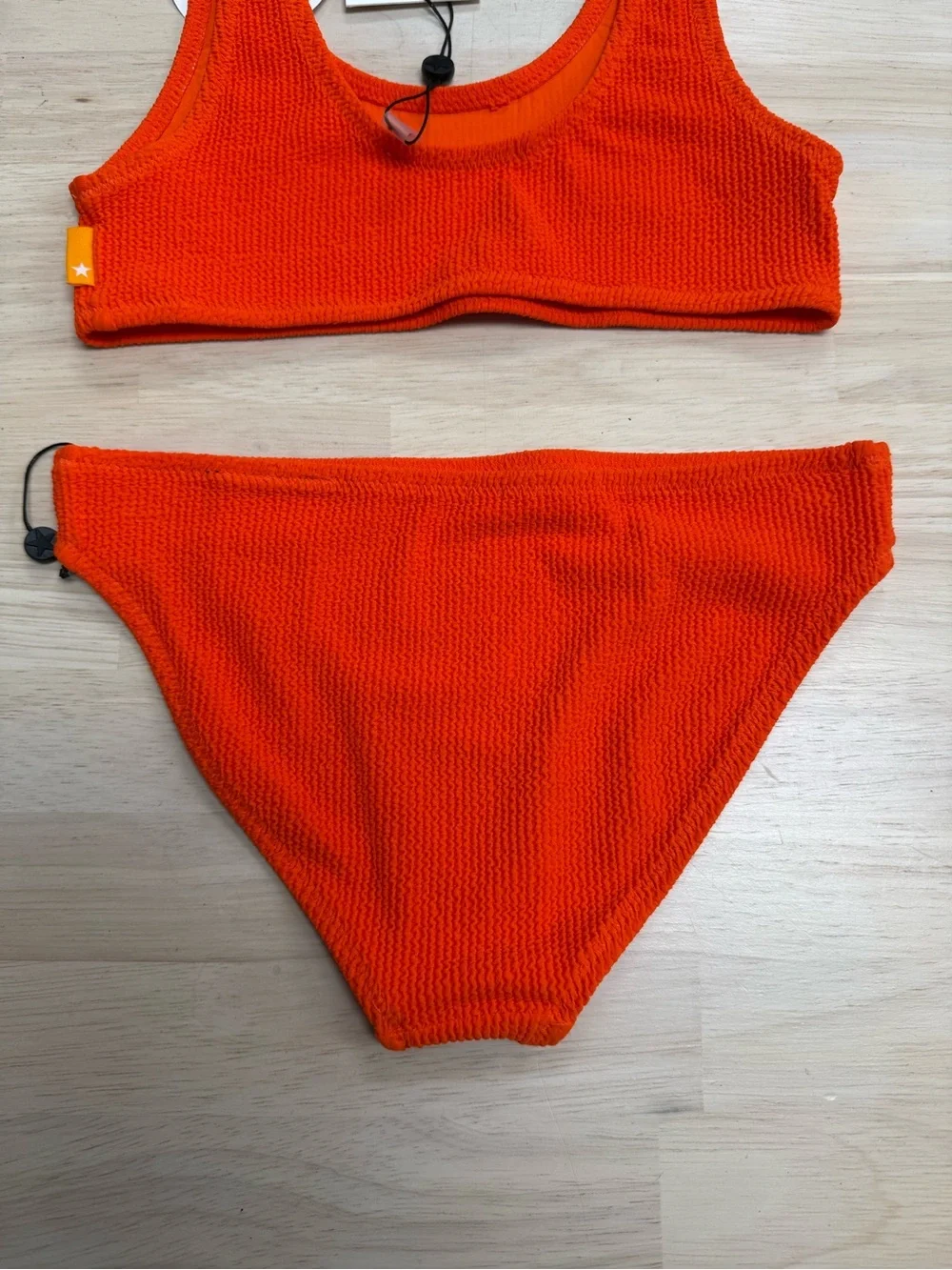 New Molo size 7/8 red orange bikini